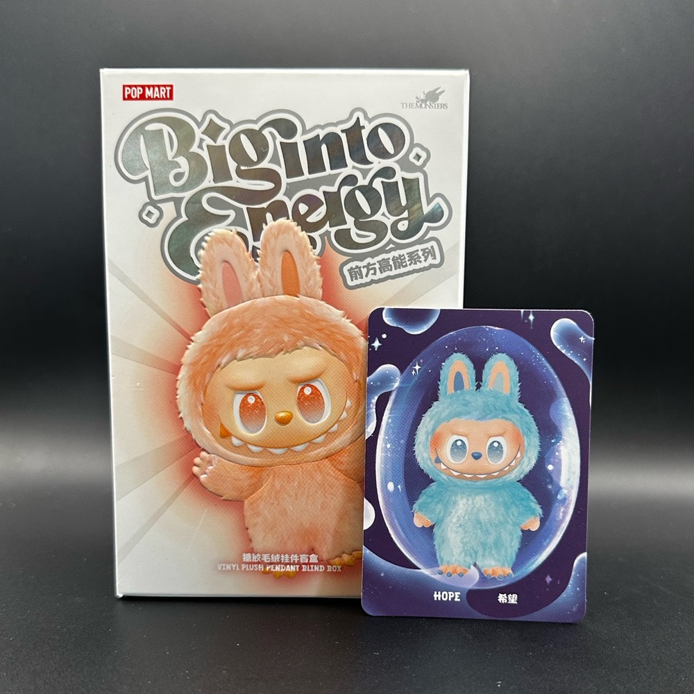 Labubu Big Into Energy Vinyl Face Plushie - Hope
